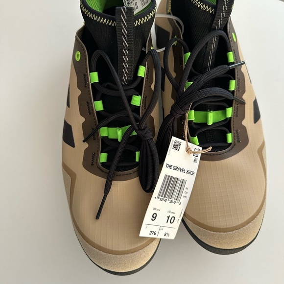 NWT Adidas The Gravel Cycling Shoes Beige Mountain Bike Cleats GX1664 Men's 9 - Picture 5 of 9